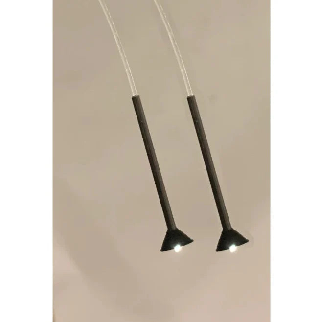 Dwarvin DVSL106 HO/On3/On30/S Fiber-Lit Rafter Lamps (2 Pack)
