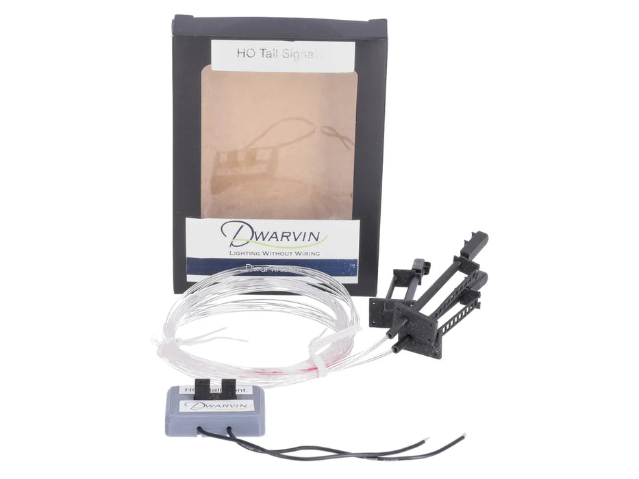 Dwarvin DVTSSS201HO HO Scale Turnout Signal Stall Motor Controller with 3 Tall Signals