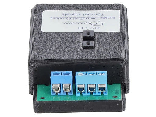 Dwarvin DVTSTC3CU-1NP HO Scale Turnout Snap Twin Coil 3 Wire Controller without Power Supply