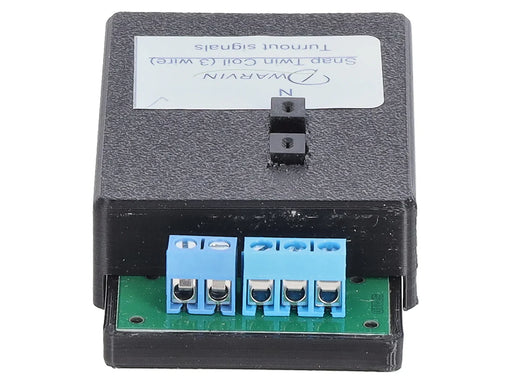 Dwarvin DVTSTC3CU-2NP N Scale Turnout Snap Twin Coil 3 Wire Controller without Power Supply