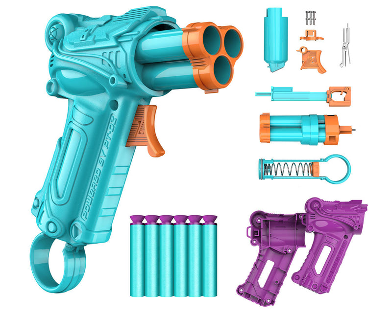 Dart Zone DZN6544 Build It Yourself Tri-Fire DIY Blaster Kit