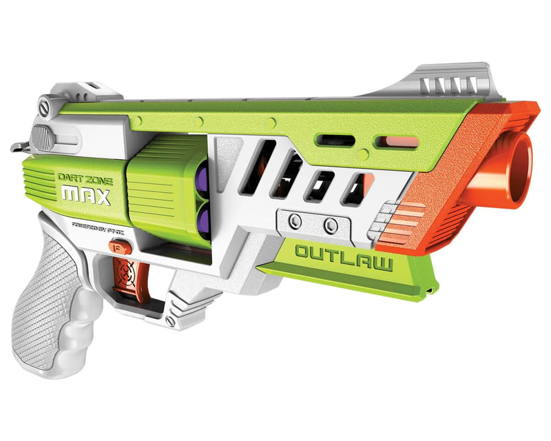 Dart Zone DZN6621-G Green Max Nitroshot+™ Outlaw™ Blaster Set