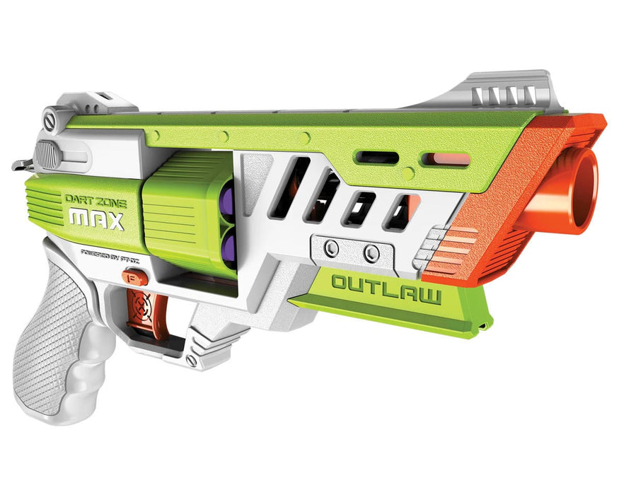 Dart Zone DZN6621-G Green Max Nitroshot+™ Outlaw™ Blaster Set