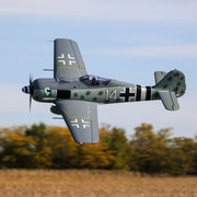 E-flite EFL01350 Focke-Wulf Fw190A 1.5m Smart BNF Basic Electric Airplane with AS3X and SAFE Select