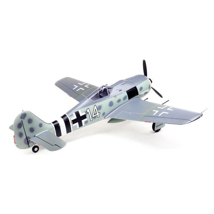 E-flite EFL01350 Focke-Wulf Fw190A 1.5m Smart BNF Basic Electric Airplane with AS3X and SAFE Select