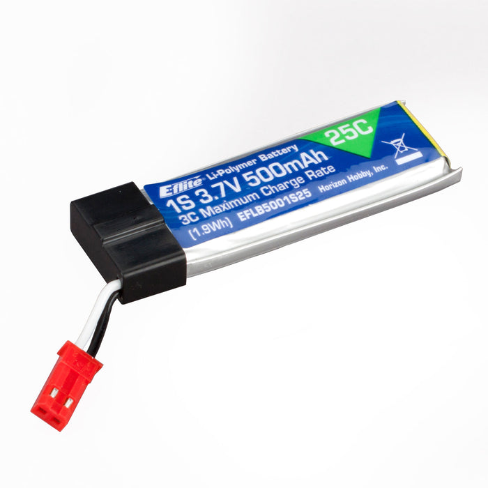 e-flite-eflb5001s25-3-7v-1s-500-mah-25c-lipo-battery