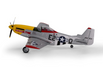 E-flite EFLU7350 UMX P-51D "Detroit Miss" BNF Basic Electric Airplane with SAFE Select