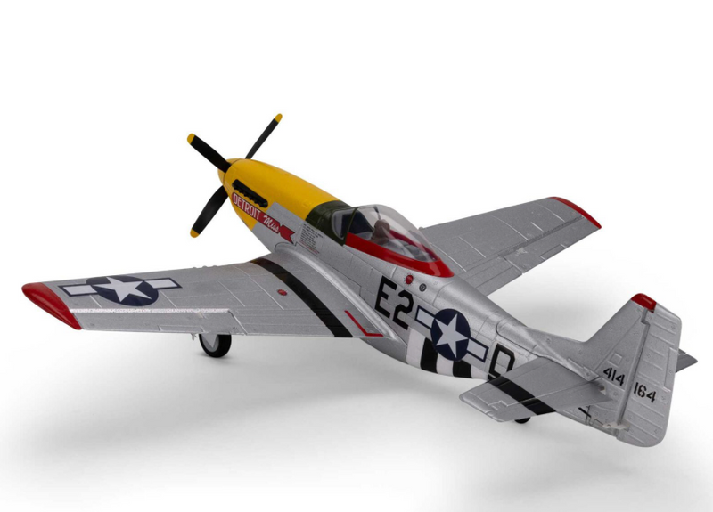 E-flite EFLU7350 UMX P-51D "Detroit Miss" BNF Basic Electric Airplane with SAFE Select