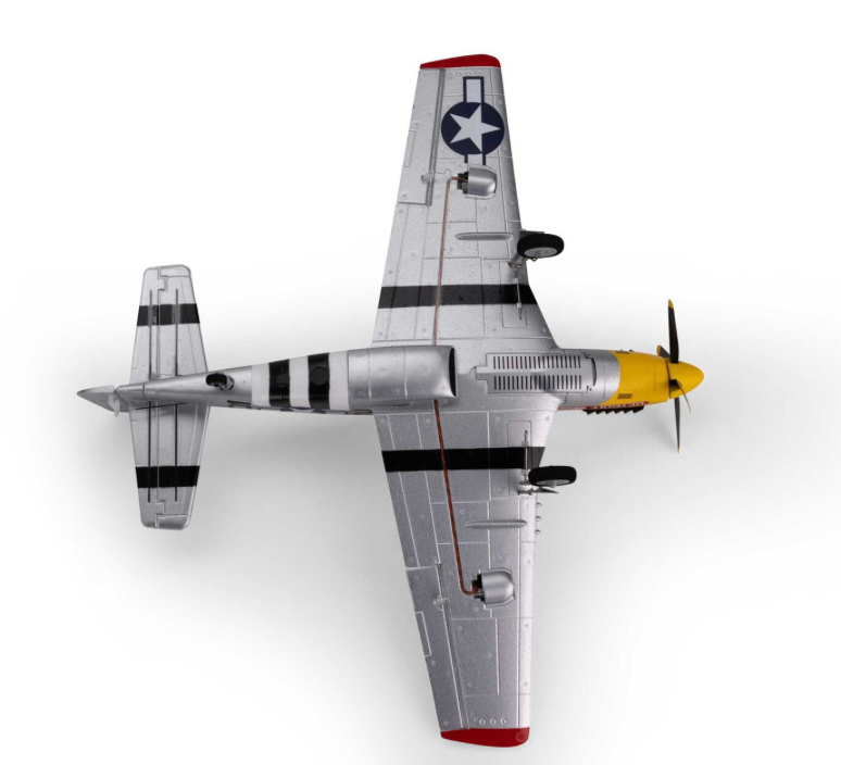 E-flite EFLU7350 UMX P-51D "Detroit Miss" BNF Basic Electric Airplane with SAFE Select