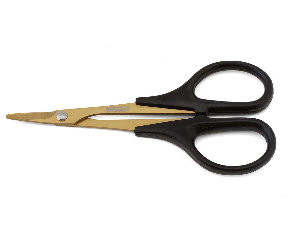 EcoPower 3056 Tin Coated Curved Body Scissors — White Rose Hobbies