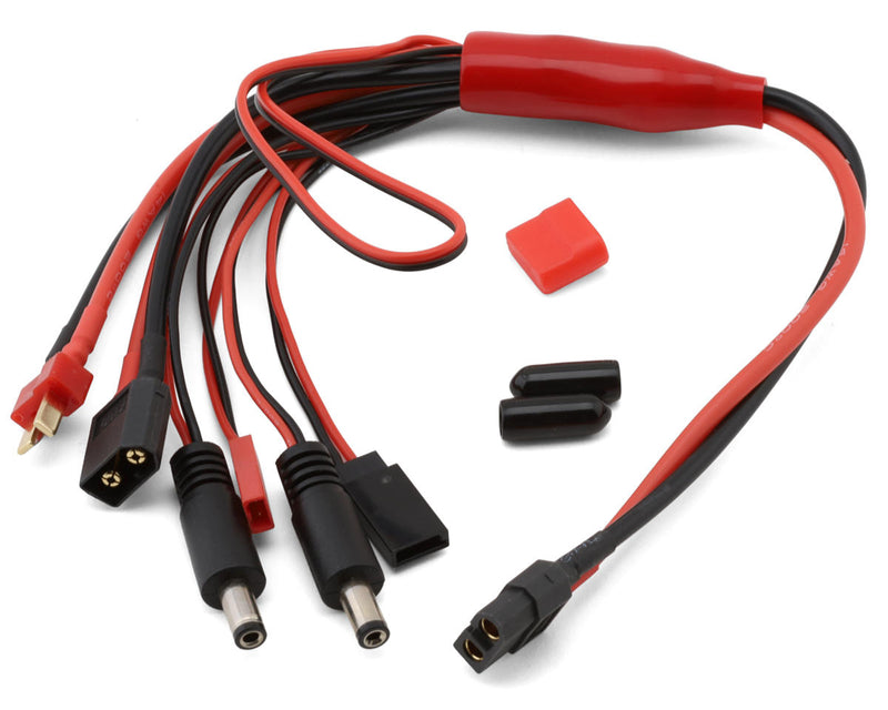 EcoPower 1640 "Squid" Multi Connector Charge Lead (XT60, Futaba, JST, T-Style & Transmitter Connectors) with XT60 Input
