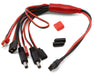 EcoPower 1640 "Squid" Multi Connector Charge Lead (XT60, Futaba, JST, T-Style & Transmitter Connectors) with XT60 Input