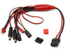 EcoPower 1641 "Squid" Multi Connector Charge Lead (XT60, Futaba, JST, T-Style & Transmitter Connectors) with XT90 Input