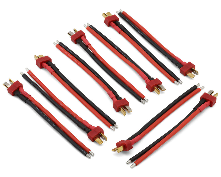 EcoPower 1585 14AWG Male Bulk Pack T-Style Pigtails (10 Pack)