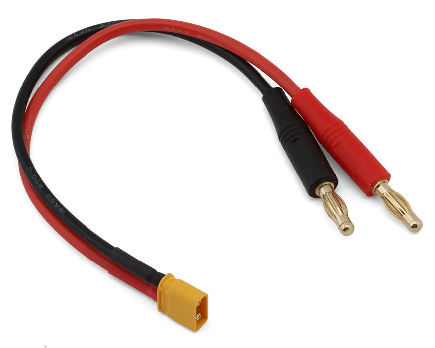 EcoPower 1611 Male XT30 to 4mm Banana Heavy Duty XT30 Ultra Plug Charge Lead