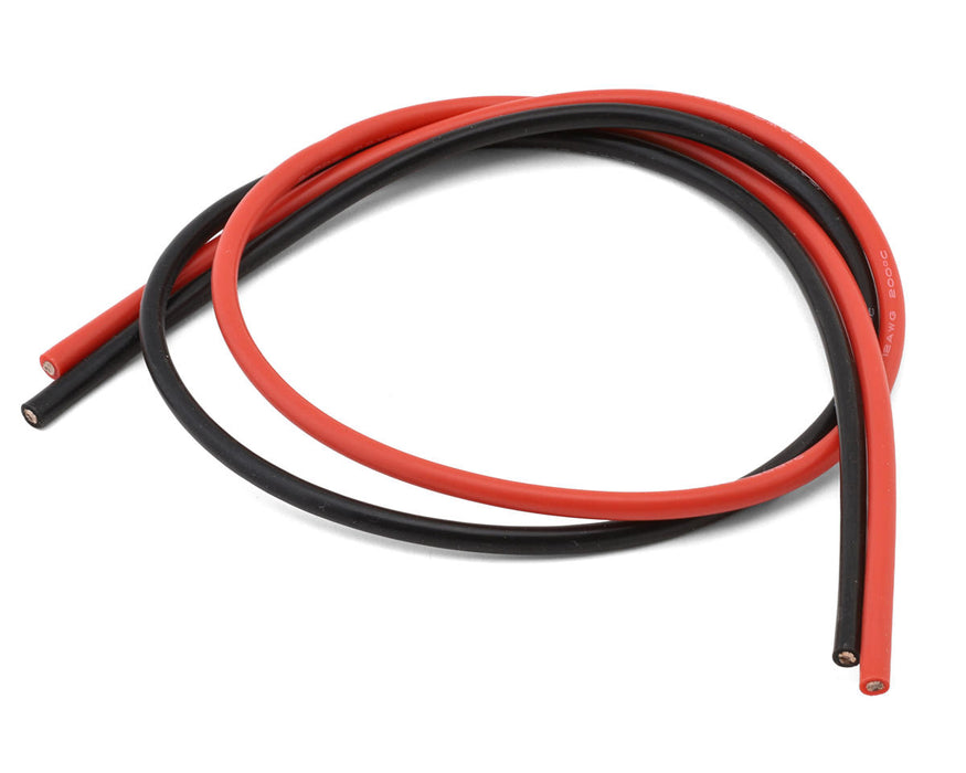 EcoPower 1615 Red & Black 12AWG Silicone Hookup Wires (2 Pack)