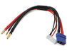 EcoPower 1639 4mm Male Bullets to Female XT90 2S Charge/Balance Charge Lead Adapter