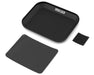 EcoPower 3007 Black 108X89X10mm Small Aluminum Magnetic Parts Tray/Screw Catcher