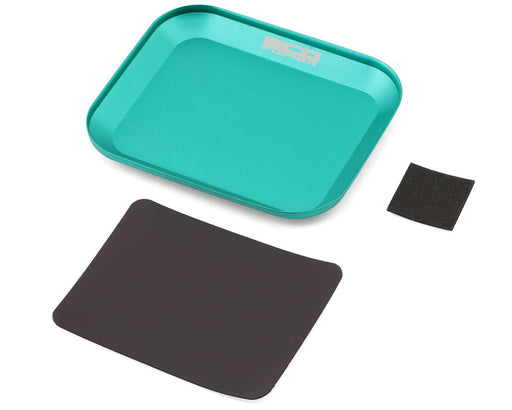 EcoPower 3008 Green 108X89X10mm Small Aluminum Magnetic Parts Tray/Screw Catcher