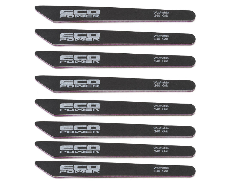 EcoPower 3016 240 Grit Washable Sanding Stick Set (8 Pack)