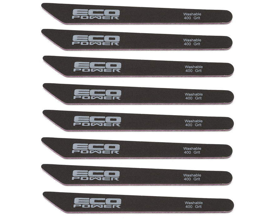 EcoPower 3017 400 Grit Washable Sanding Stick Set (8 Pack)