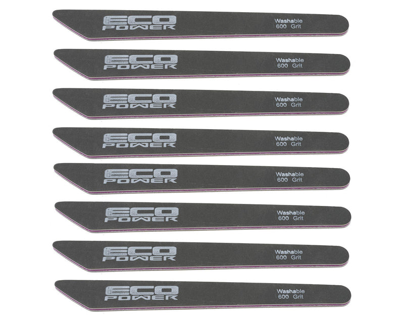EcoPower 3018 600 Grit Washable Sanding Stick Set (8 Pack)