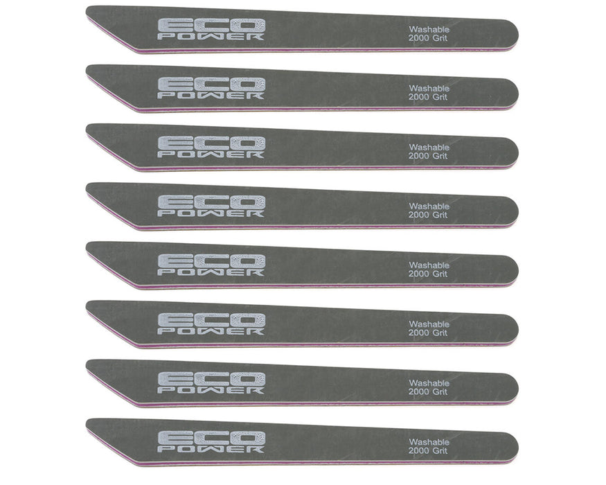 EcoPower 3021 2000 Grit Washable Sanding Stick Set (8 Pack)