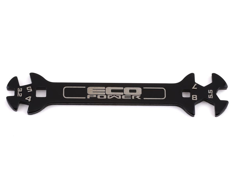 EcoPower 3029 3.2, 4, 5, 5.5, 7 & 8mm Steel Turnbuckle Box Wrench