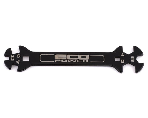 EcoPower 3029 3.2, 4, 5, 5.5, 7 & 8mm Steel Turnbuckle Box Wrench