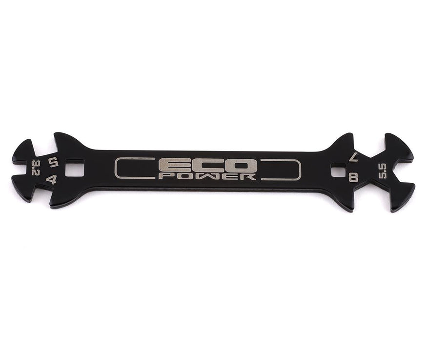 EcoPower 3029 3.2, 4, 5, 5.5, 7 & 8mm Steel Turnbuckle Box Wrench