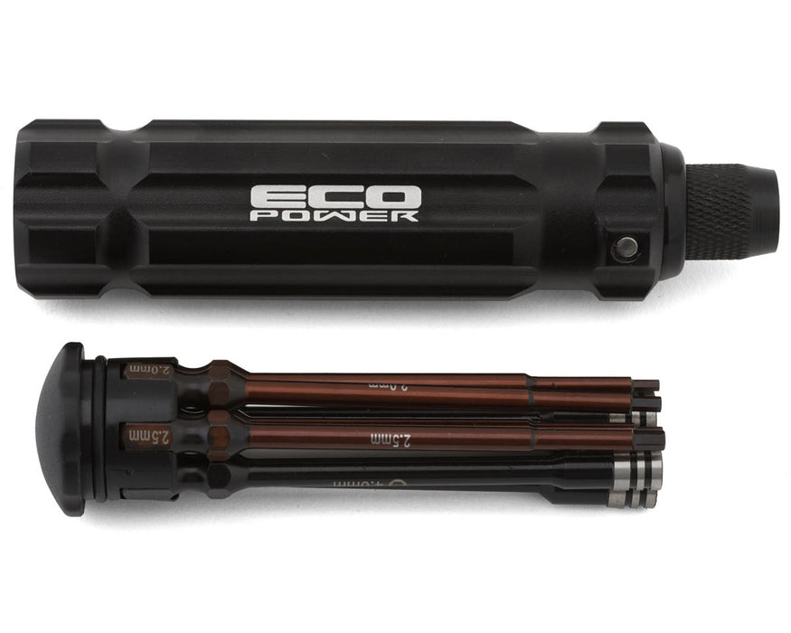 EcoPower 3030A 8-Piece Metric & SAE 1/4" Drive Hex & Nut Driver Tool Set