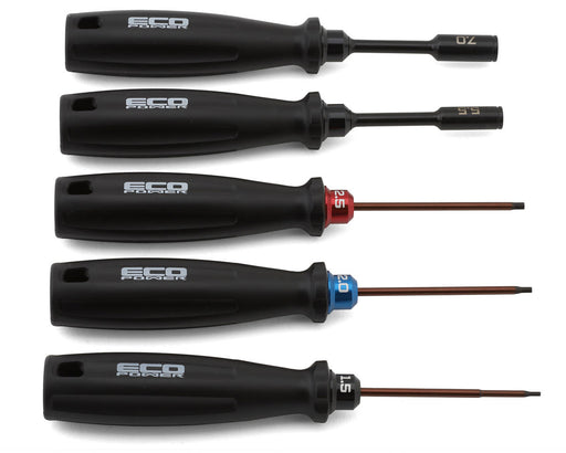 EcoPower 3035 5-Piece Metric Hex & Nut Driver RC Essential Tool Set