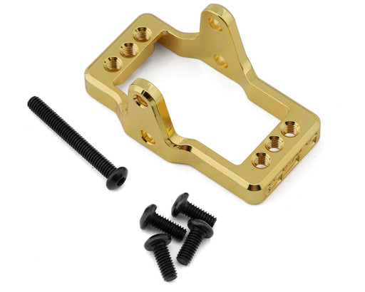EcoPower 3073 Gold 8g CNC-Machined Brass Servo Mount for Traxxas™ TRX-4M