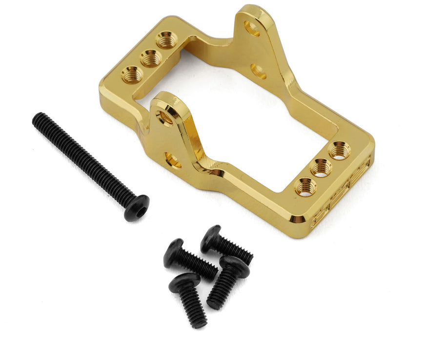EcoPower 3073 Gold 8g CNC-Machined Brass Servo Mount for Traxxas™ TRX-4M