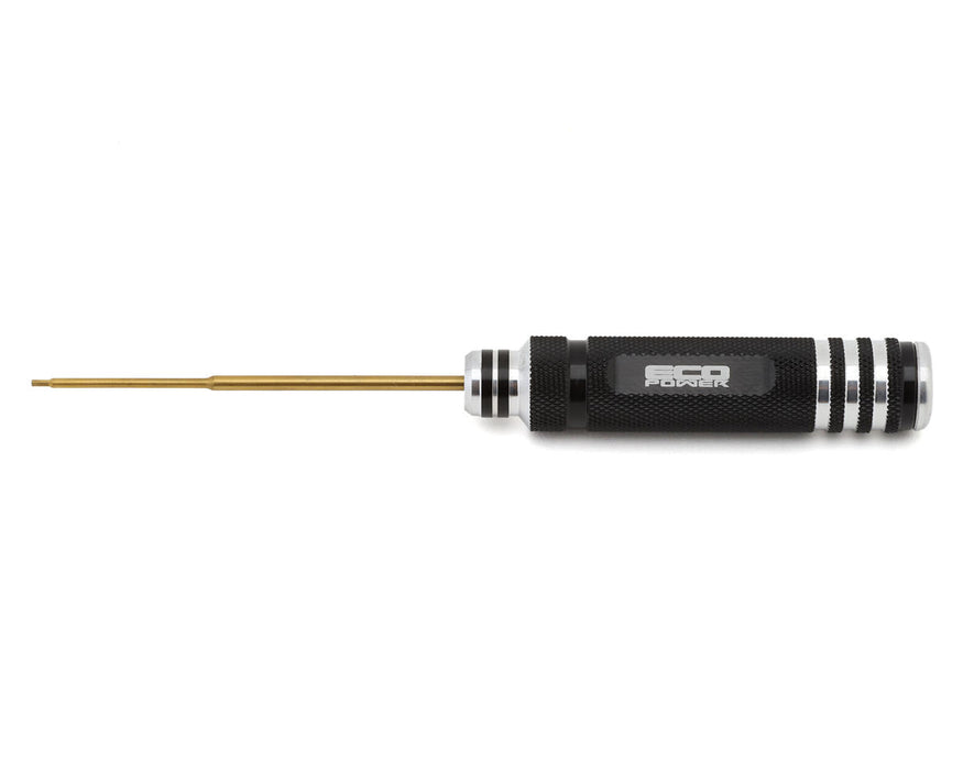 EcoPower 3083 Titanium Nitride Coated Hex Driver with Aluminum Handle (.050")