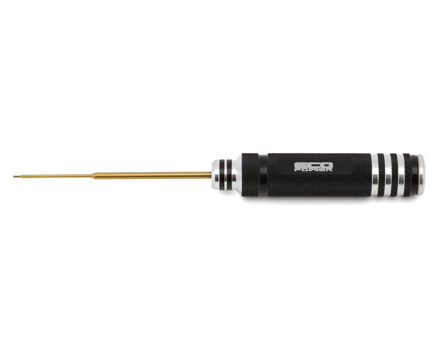EcoPower 3084 Titanium Nitride Coated Hex Driver with Aluminum Handle (0.9mm)