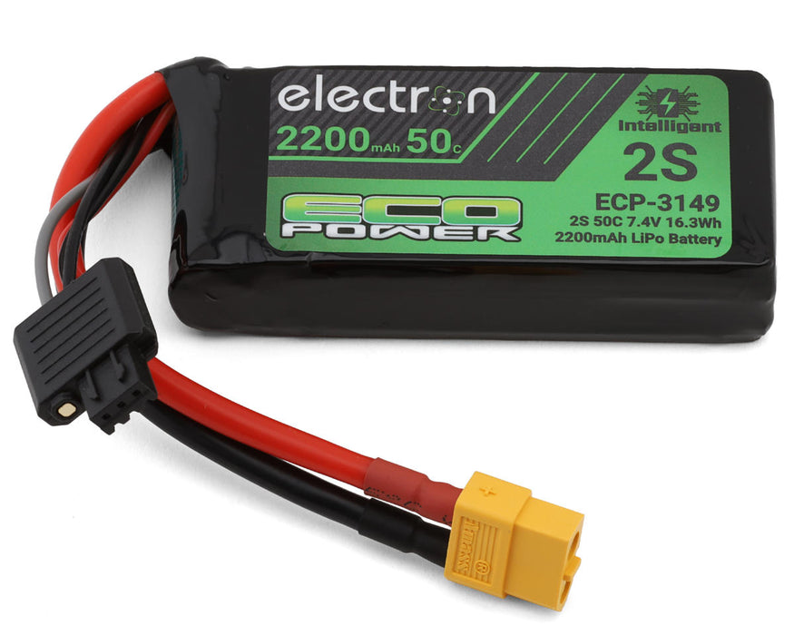 EcoPower 3149 "Electron" 2S 50C Intelligent LiPo Battery with XT60 Connector