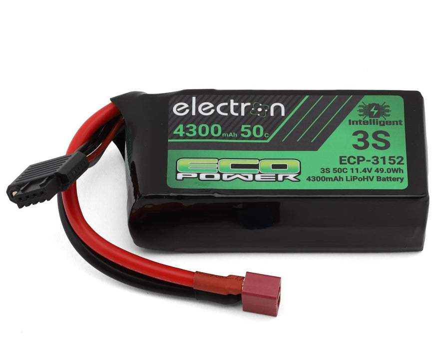 EcoPower 3152 "Electron" 3S 50C Intelligent LiHV Battery with T-Style Connector