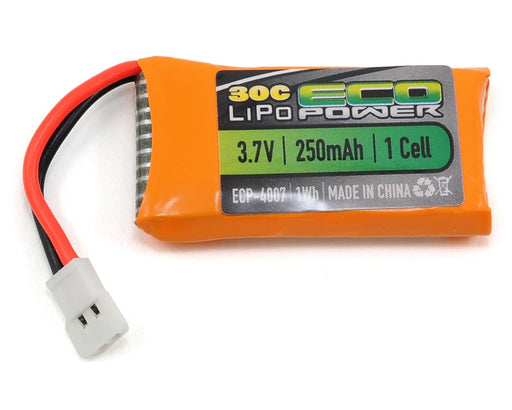 EcoPower 4007 3.7V/250mAh "Electron" 1S LiPo 30C Battery Pack