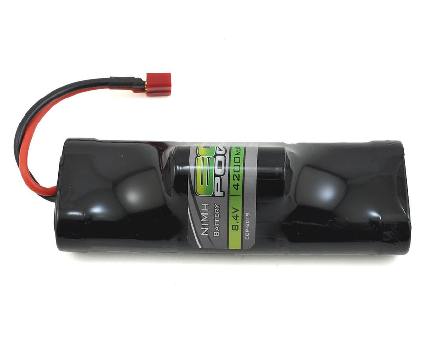 EcoPower 5019 8.4V 4200mAh 7-Cell NiMH Hump Battery Pack with T-Style Connector