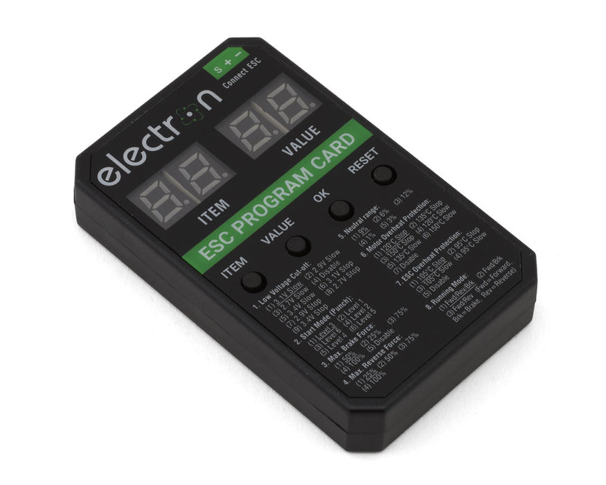 EcoPower 8051 Micro 24 ESC Program Card for ECP-8050
