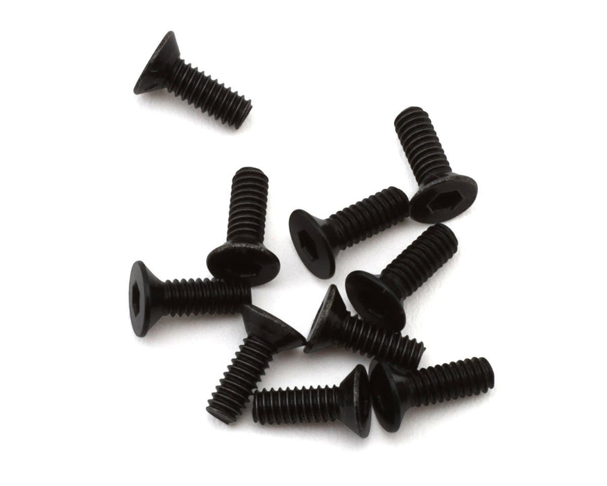 EcoPower H-2001 2x6mm "High Strength" Steel Flat Head Screws (10 Pack)