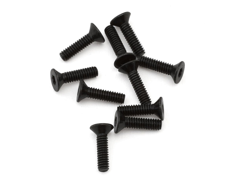EcoPower H-2002 2x8mm "High Strength" Steel Flat Head Screws (10 Pack)