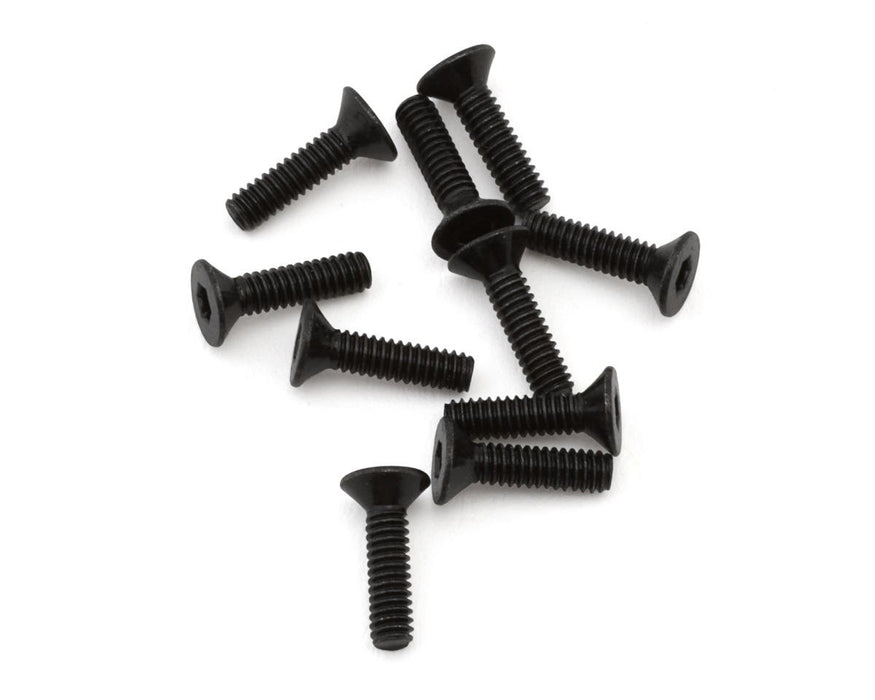 EcoPower H-2002 2x8mm "High Strength" Steel Flat Head Screws (10 Pack)