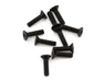 EcoPower H-2002 2x8mm "High Strength" Steel Flat Head Screws (10 Pack)