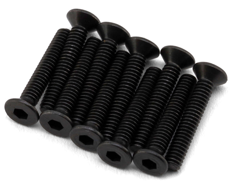 EcoPower H-2004 2x12mm "High Strength" Steel Flat Head Screws (10 Pack)