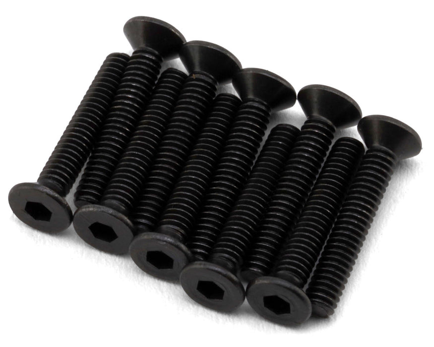 EcoPower H-2004 2x12mm "High Strength" Steel Flat Head Screws (10 Pack)