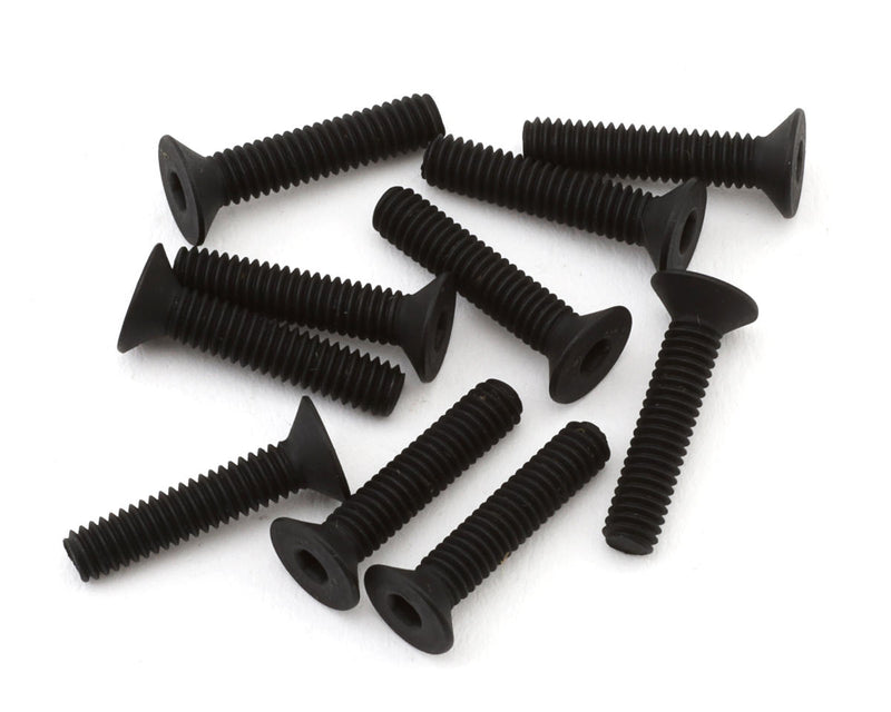 EcoPower H-2104 2.5x12mm "High Strength" Steel Flat Head Screws (10 Pack)