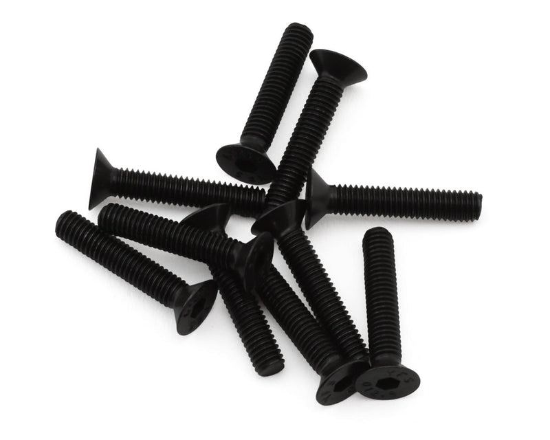 EcoPower H-2207 3x16mm "High Strength" Steel Flat Head Screws (10 Pack)