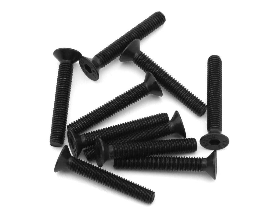 EcoPower H-2209 3x20mm "High Strength" Steel Flat Head Screws (10 Pack)